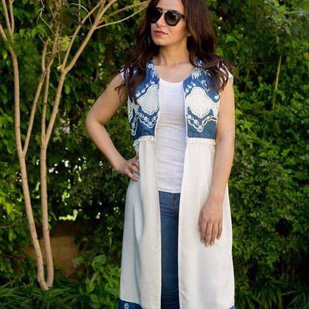 Boho Waistcoat and Jeans Outfit Idea