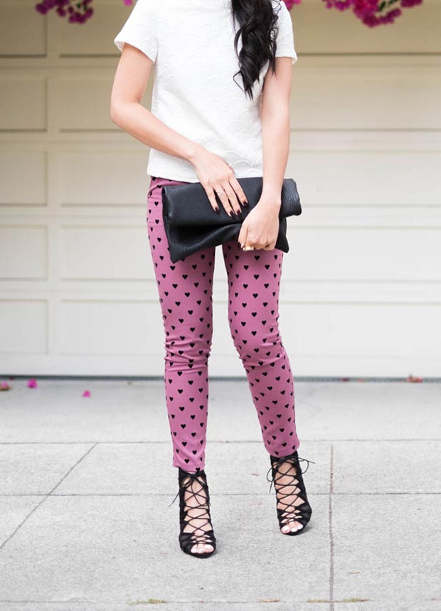 Heart Trousers Valentines Day Outfit