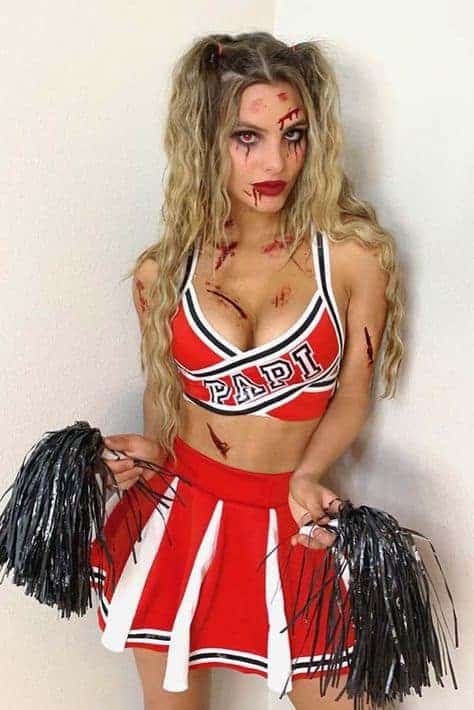 hottest ideas halloween costumes sexy bloody cheerleader