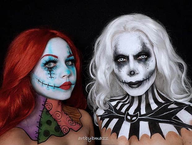 Jack Skellington and Sally