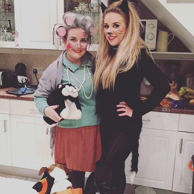 Crazy Cat Lady BFF Halloween Costume Idea