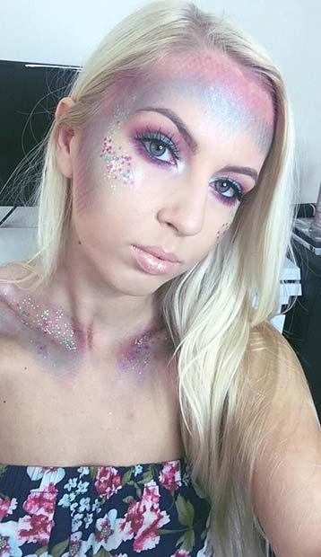 Mermaid Makeup for Easy Halloween Makeup Ideas
