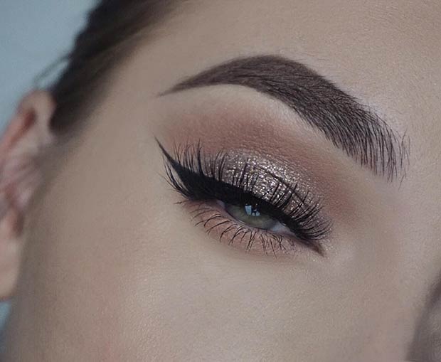 Natural Prom Makeup for Green Eyes