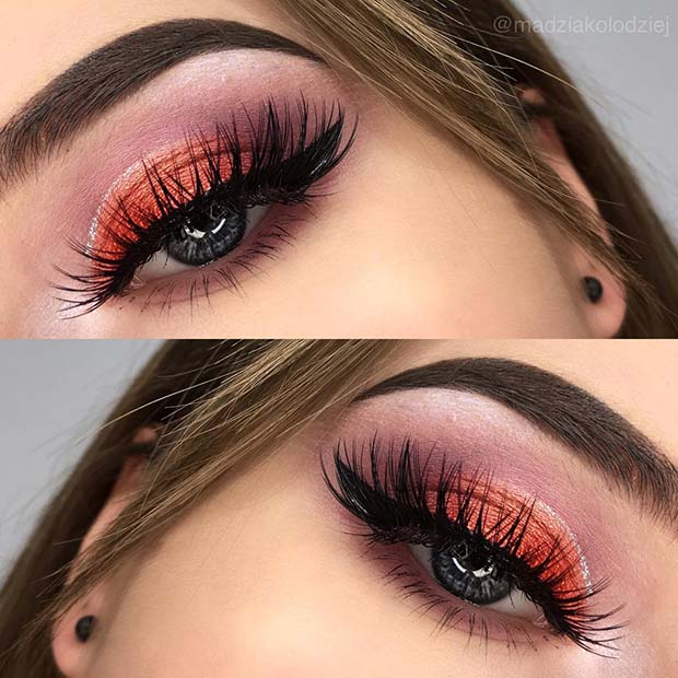 Vibrant Eye makeup for Makeup Ideas for Thanksgiving Dinner