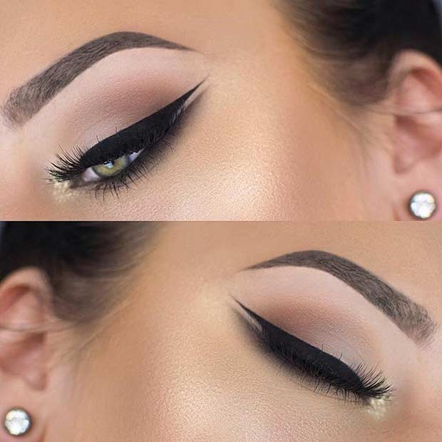 Wedding Cat Eye Makeup Look
