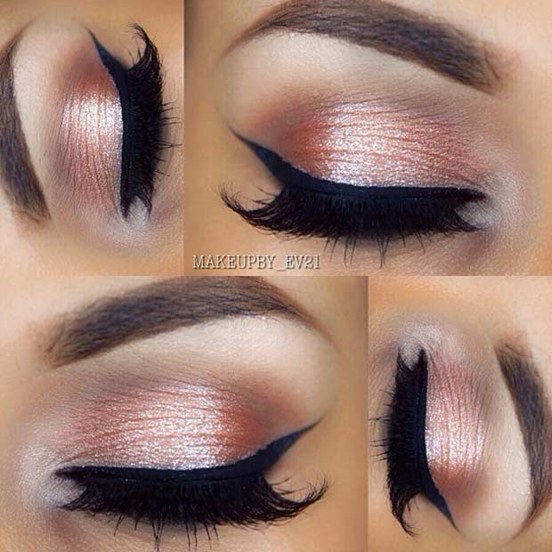 Natural and Simple Wedding Makeup Look