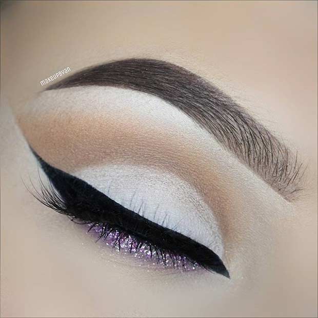 Wedding Cut Crease Eye Makeup Look