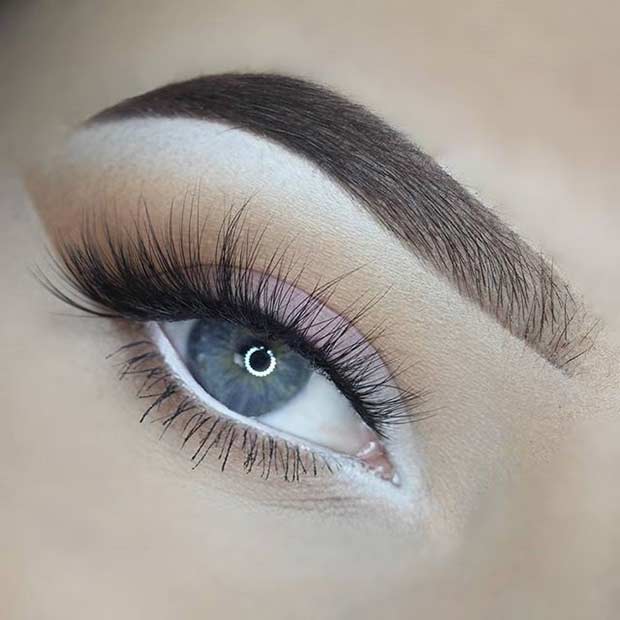 White Eyeliner Everyday Makeup Look