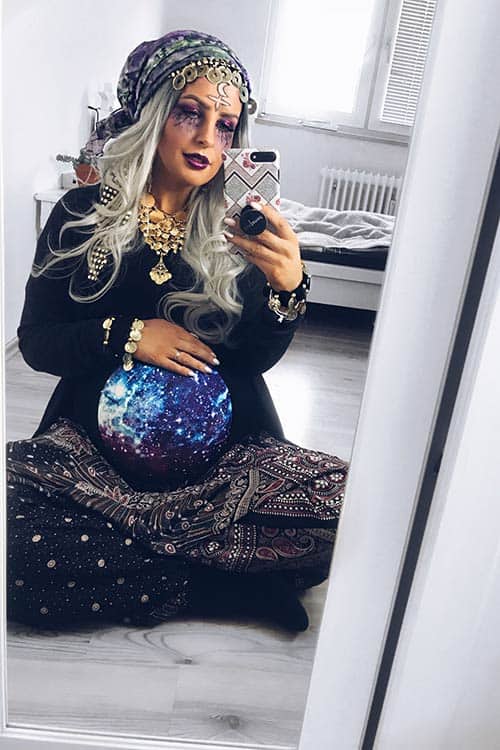 Maternity Gypsy Costume Idea