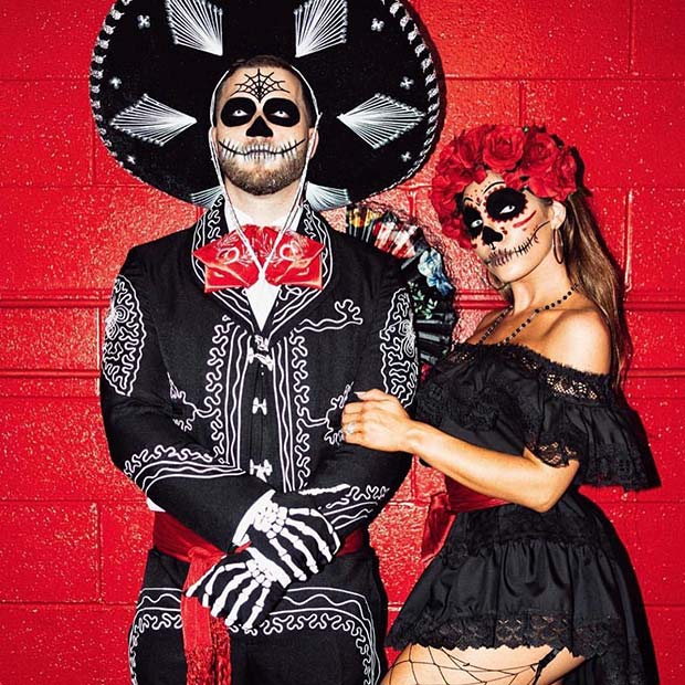 Mexican Sugar Skull Inspired Costumes