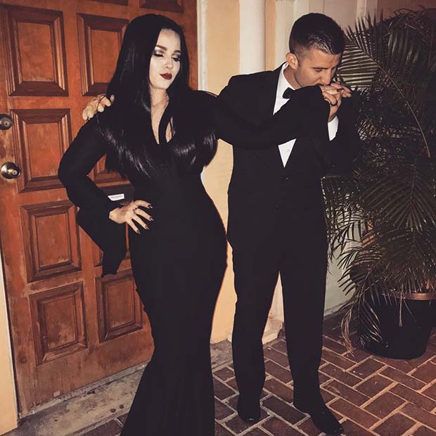 Morticia and Gomez Addams