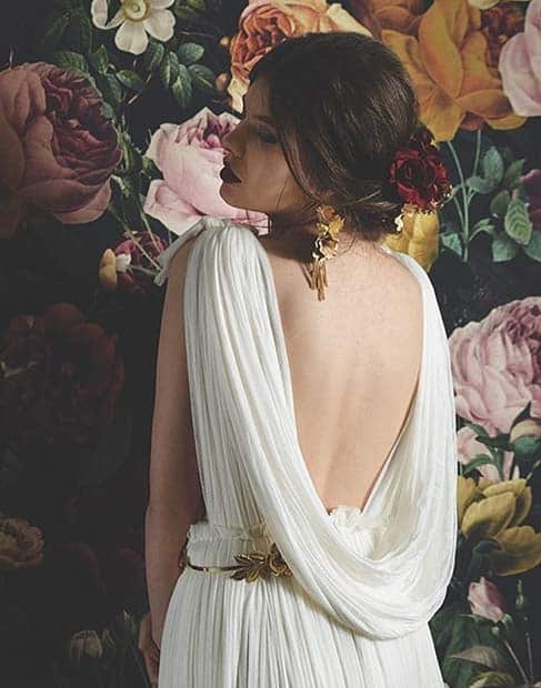 Toga Inspired Goddess Dress for Summer Wedding Dresses for Brides