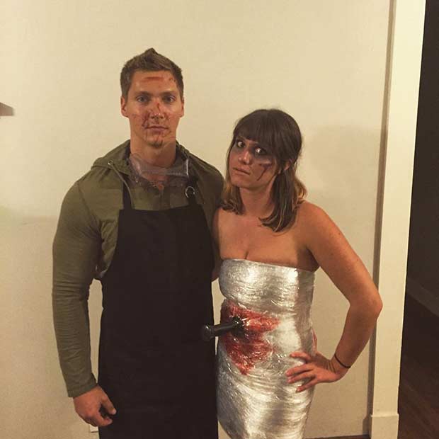Dexter and Victim Couple Halloween Costume Idea