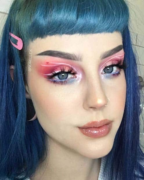 Pastel Makeup Idea