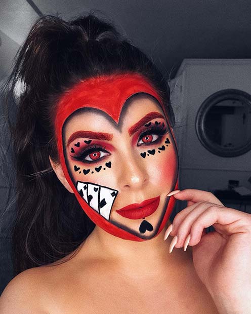 Playing Card Makeup