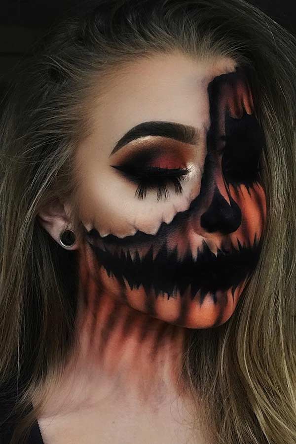 Pumpkin Illusion Makeup