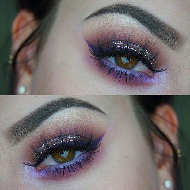 Purple Smokey Lower Lash Line