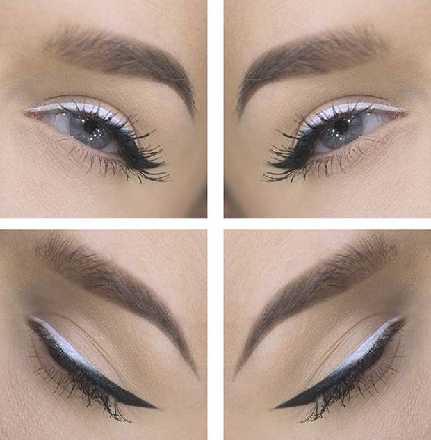 Black & White Ombre Eyeliner