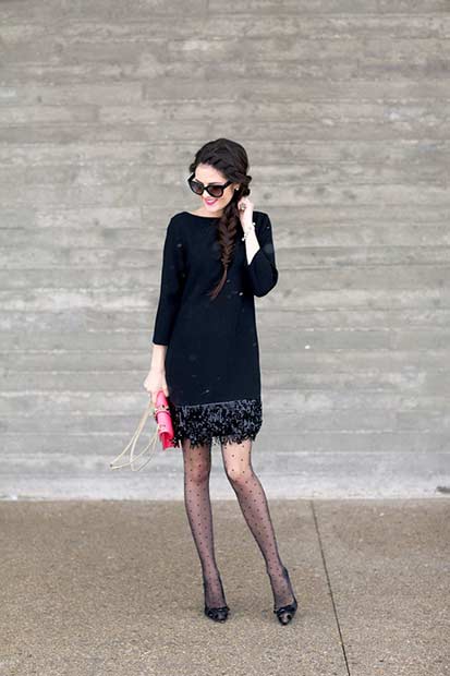 Little Black Dress NYE Outfit Idea