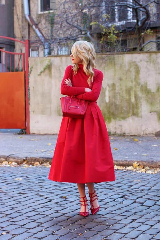 All Red Everything Valentine's Day Outfit
