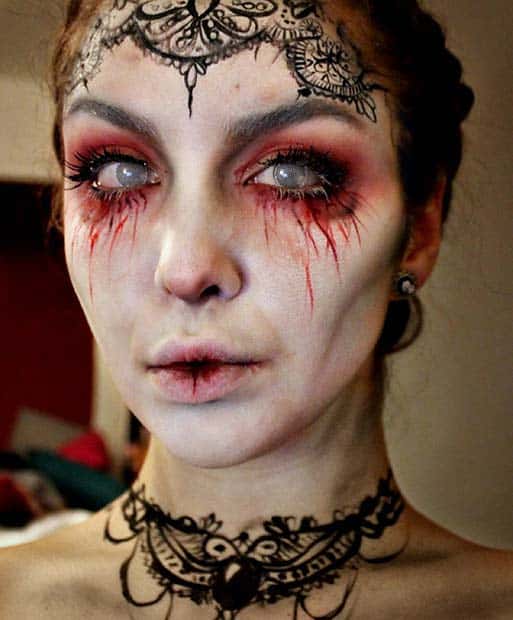 Scary Ghost Makeup