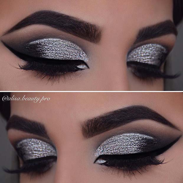 Silver Smokey Eyes
