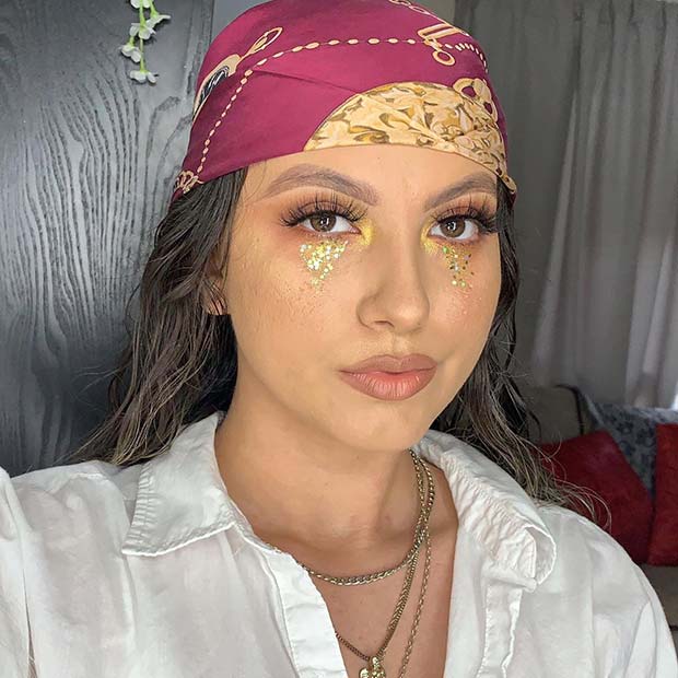 Simple and Pretty Pirate Makeup
