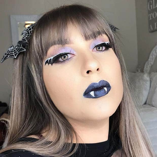 Spooky Bat Makeup