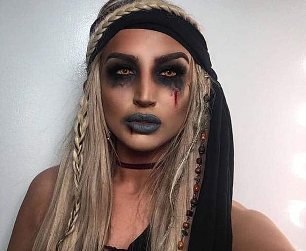 Spooky Witch Makeup