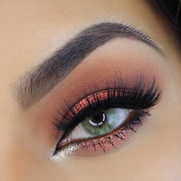 Bronzey Smokey Eye Look for Summer