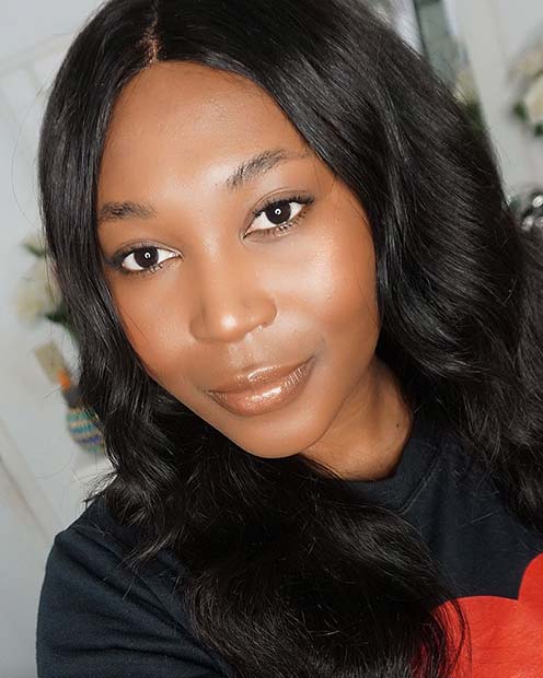 Subtle Natural Makeup for Black Women