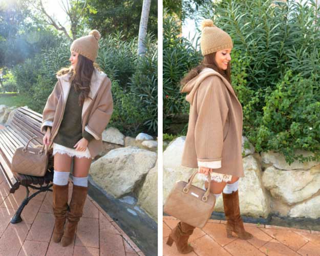 Sweater Over Dress Winter Outfit