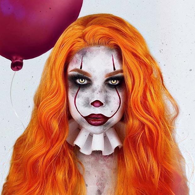 Terrifying Pennywise Makeup