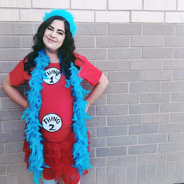 Thing 1 and Thing 2 Costume