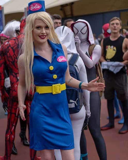 Tour Guide Barbie Costume Idea