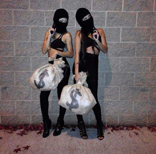 Burglar Costume Idea for BFFs