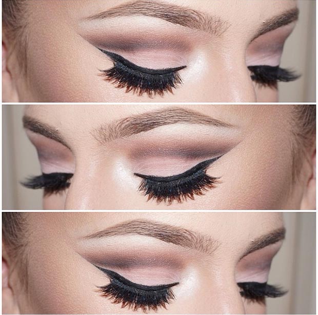 Brown Matte Eye Makeup Look