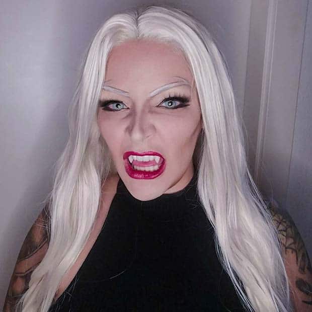 Unique Vampire Makeup Idea