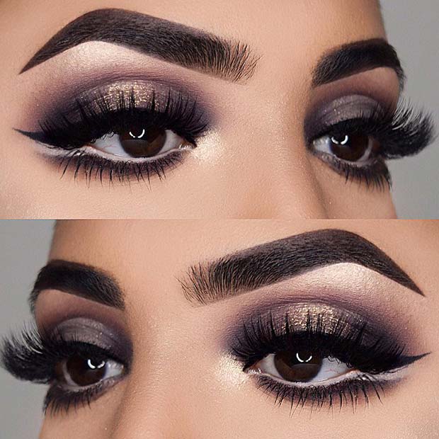 Vintage Vibe Christmas Makeup Idea