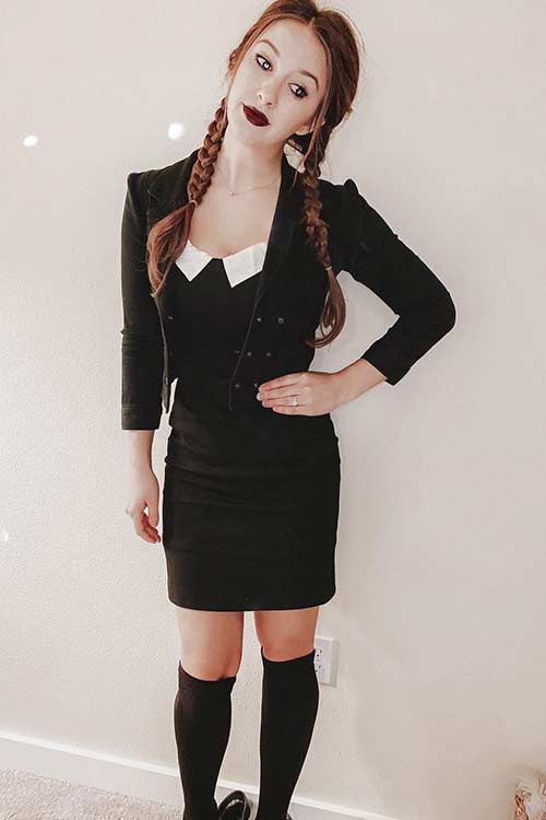 Wednesday Addams Halloween Costume