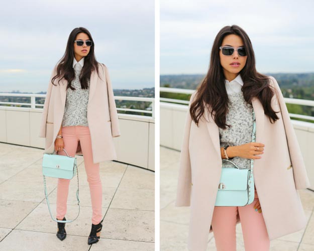 Winter Pastel Outfit Idea