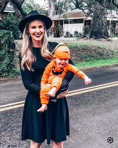 Witch and a Pumpkin
