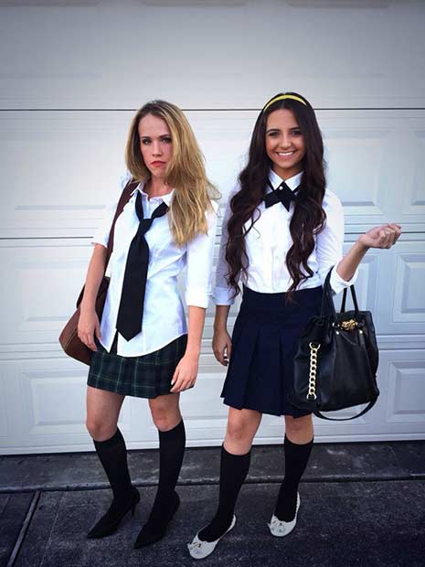 Gossip Girls BFF Halloween Costume Idea