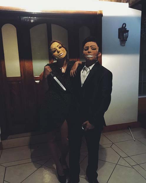 The Purge Couples Costume for Scary Halloween Costume Ideas for Couples