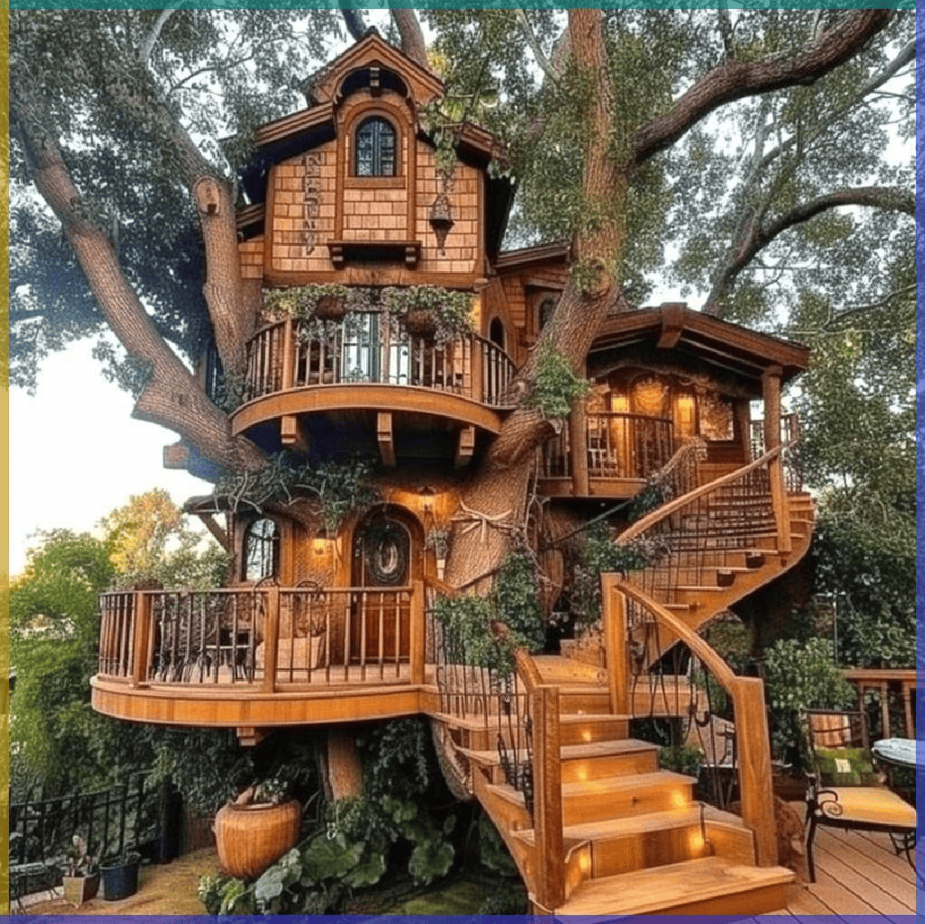 A Fairy-Tale Treehouse Where Dreams Feel Sweet