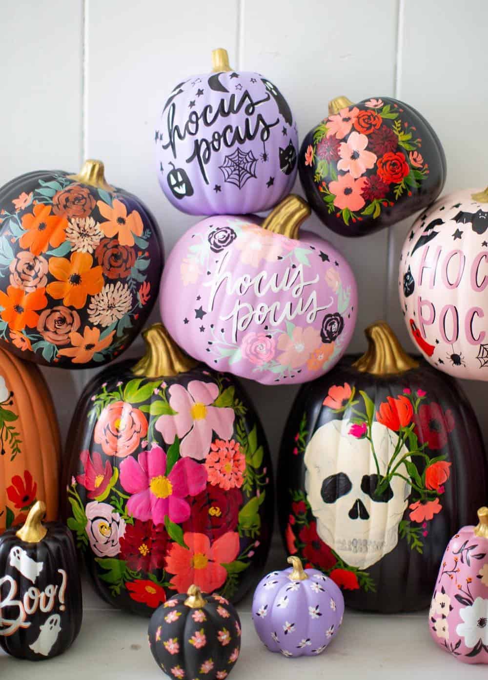 Eclectic Halloween Pumpkin Display