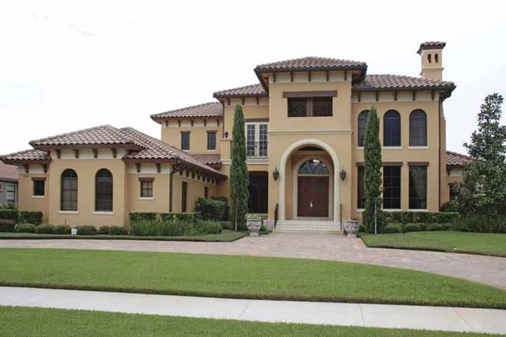 Oatmeal Stucco, Terracotta Tiles, and a Crooked Olive Tree