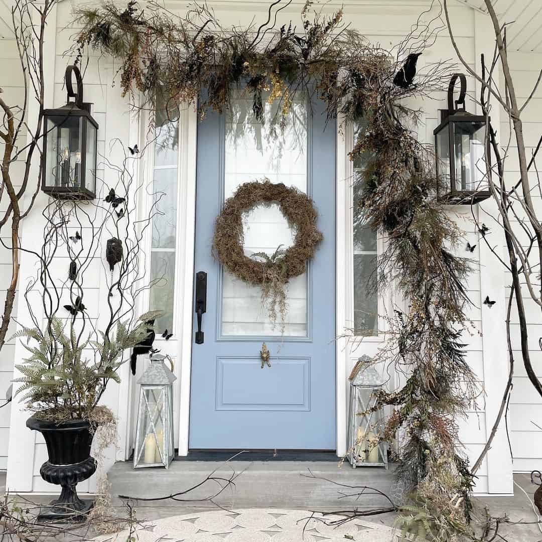 Overgrown Entryway Decor